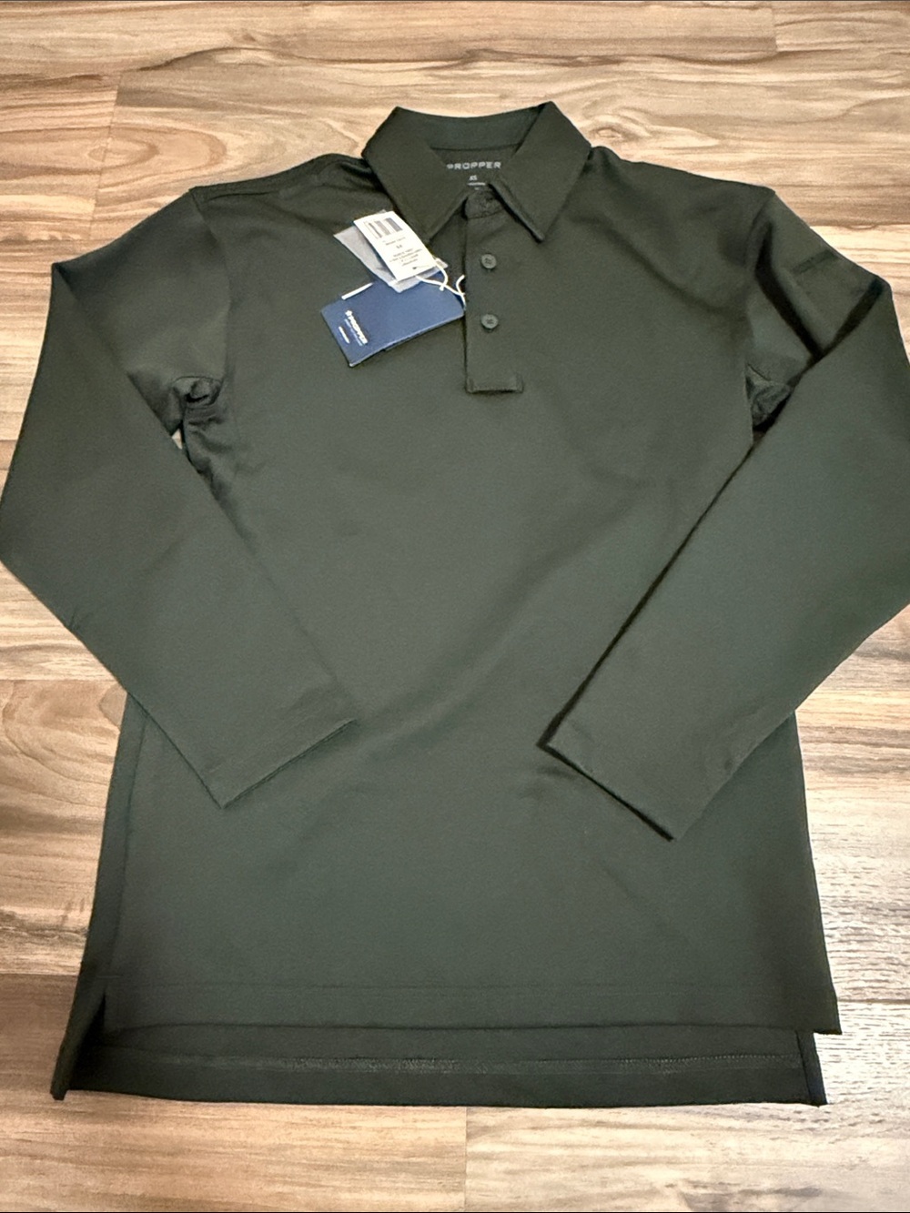 Propper® I.C.E.® Men’s Sz. XS Performance L/S Tactical Polo Shirt Green NWT